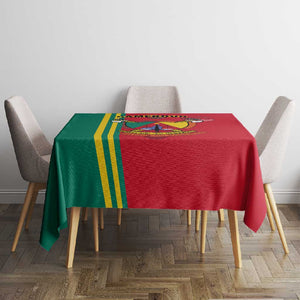 Cameroon Happy Unity Day Cameroun Coat Of Arms Tablecloth