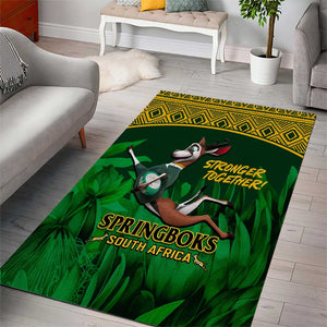 South Africa Rugby Area Rug Go Bokke World Cup Champions History