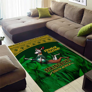 South Africa Rugby Area Rug Go Bokke World Cup Champions History