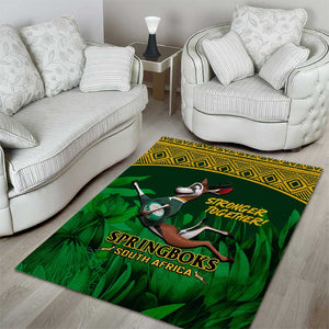 South Africa Rugby Area Rug Go Bokke World Cup Champions History