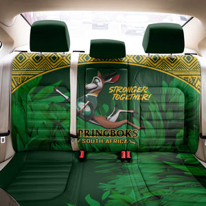 South Africa Rugby Back Car Seat Cover Go Bokke World Cup Champions History