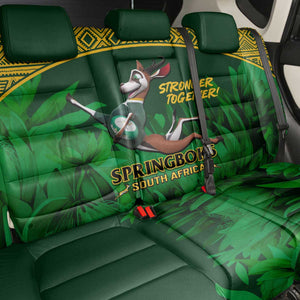 South Africa Rugby Back Car Seat Cover Go Bokke World Cup Champions History