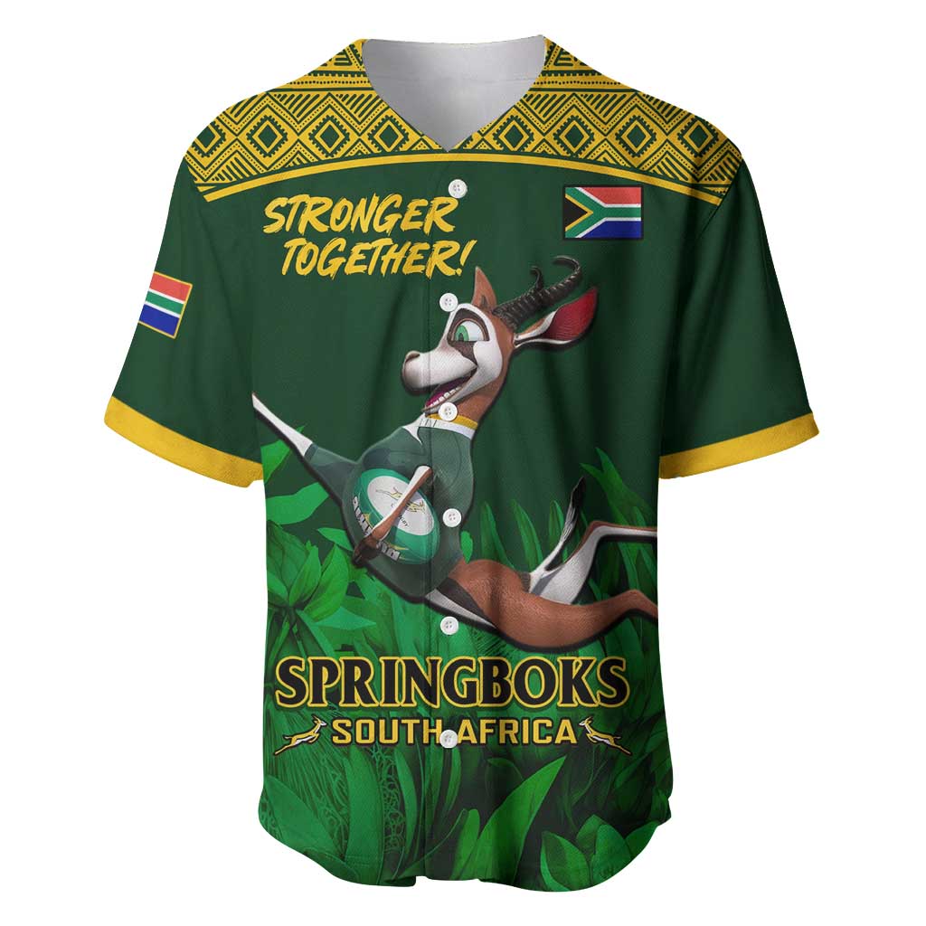 South Africa Rugby Baseball Jersey Go Bokke World Cup Champions History