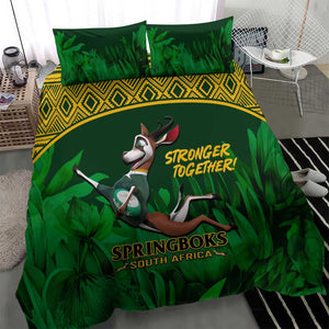 South Africa Rugby Bedding Set Go Bokke World Cup Champions History