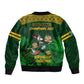 South Africa Rugby Bomber Jacket Go Bokke World Cup Champions History