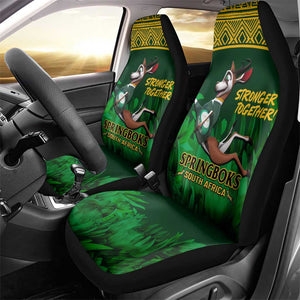 South Africa Rugby Car Seat Cover Go Bokke World Cup Champions History