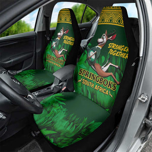 South Africa Rugby Car Seat Cover Go Bokke World Cup Champions History