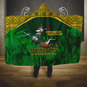 South Africa Rugby Hooded Blanket Go Bokke World Cup Champions History