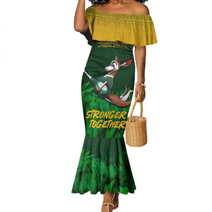 South Africa Rugby Mermaid Dress Go Bokke World Cup Champions History