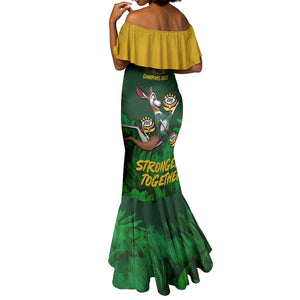 South Africa Rugby Mermaid Dress Go Bokke World Cup Champions History