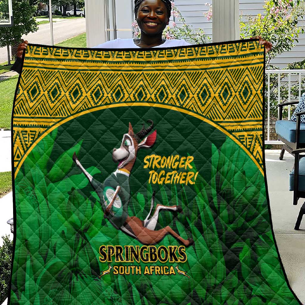 South Africa Rugby Quilt Go Bokke World Cup Champions History