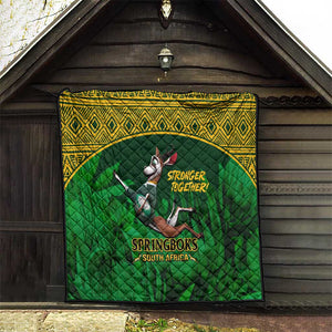 South Africa Rugby Quilt Go Bokke World Cup Champions History