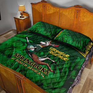 South Africa Rugby Quilt Bed Set Go Bokke World Cup Champions History