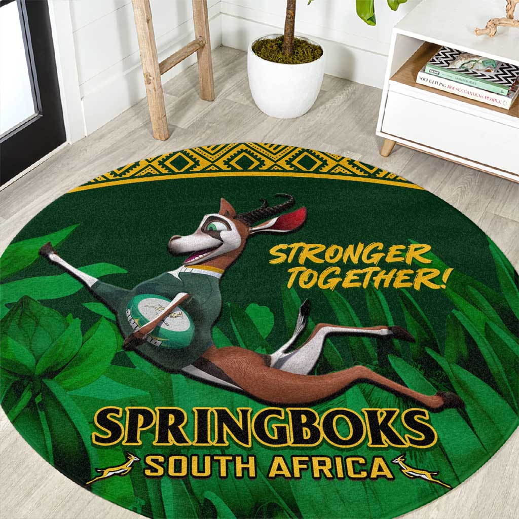 South Africa Rugby Round Carpet Go Bokke World Cup Champions History