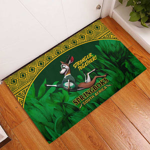 South Africa Rugby Rubber Doormat Go Bokke World Cup Champions History