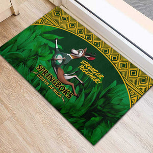 South Africa Rugby Rubber Doormat Go Bokke World Cup Champions History