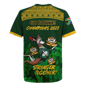 South Africa Rugby Rugby Jersey Go Bokke World Cup Champions History