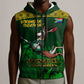 South Africa Rugby Sleeveless Zip Hoodie Go Bokke World Cup Champions History - African Pride