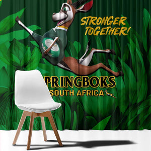 South Africa Rugby Window Curtain Go Bokke World Cup Champions History