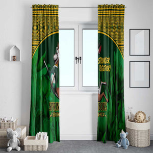 South Africa Rugby Window Curtain Go Bokke World Cup Champions History