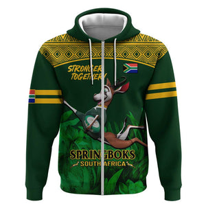 Custom South Africa Rugby Hoodie Go Bokke World Cup Champions History