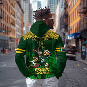 Custom South Africa Rugby Hoodie Go Bokke World Cup Champions History