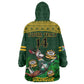 Custom South Africa Rugby KId Wearable Blanket Hoodie Go Bokke World Cup Champions History