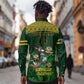Custom South Africa Rugby Long Sleeve Button Shirt Go Bokke World Cup Champions History