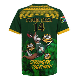 Custom South Africa Rugby Rugby Jersey Go Bokke World Cup Champions History