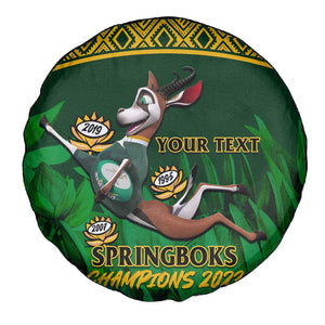 Custom South Africa Rugby Spare Tire Cover Go Bokke World Cup Champions History