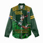 Custom South Africa Rugby Women Casual Shirt Go Bokke World Cup Champions History LT14