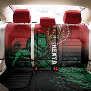 Kenya Independence Day Back Car Seat Cover Jamhuri ya Kenya 1963 - African Pattern