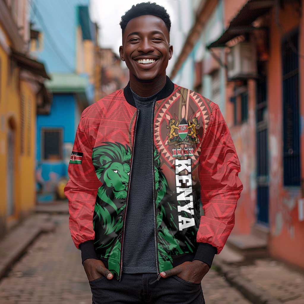 Kenya Independence Day Bomber Jacket Jamhuri ya Kenya 1963 - African Pattern