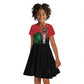 Kenya Independence Day Kid Short Sleeve Dress Jamhuri ya Kenya 1963 - African Pattern
