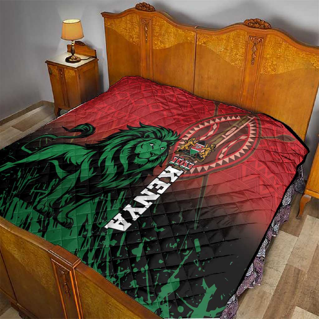 Kenya Independence Day Quilt Jamhuri ya Kenya 1963 - African Pattern