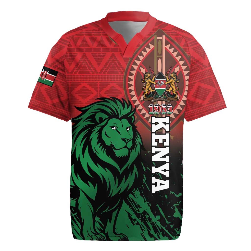 Kenya Independence Day Rugby Jersey Jamhuri ya Kenya 1963 - African Pattern