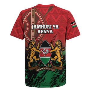 Kenya Independence Day Rugby Jersey Jamhuri ya Kenya 1963 - African Pattern