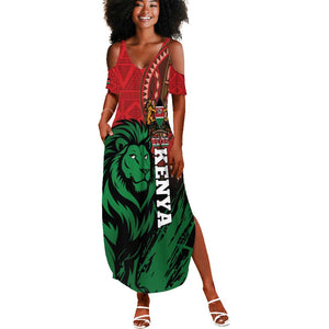 Kenya Independence Day Summer Maxi Dress Jamhuri ya Kenya 1963 - African Pattern