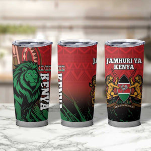 Kenya Independence Day Tumbler Cup Jamhuri ya Kenya 1963 - African Pattern