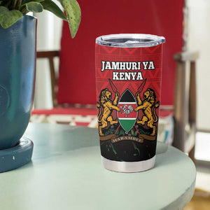 Kenya Independence Day Tumbler Cup Jamhuri ya Kenya 1963 - African Pattern