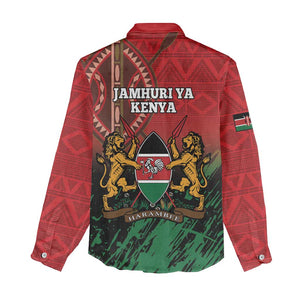 Kenya Independence Day Women Casual Shirt Jamhuri ya Kenya 1963 - African Pattern LT14