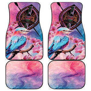 Kenya Lilac-Breasted Roller Car Mats Coat Of Arms Mix Orchid