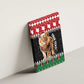 Personalized Kenya Christmas Canvas Wall Art Lion Santa - Heri Ya Krismasi!