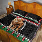 Personalized Kenya Christmas Quilt Bed Set Lion Santa - Heri Ya Krismasi!