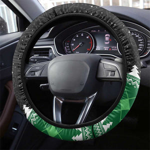 Kenya Christmas Steering Wheel Cover Lion Santa - Heri Ya Krismasi!