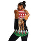 Personalized Kenya Christmas Women Racerback Tank Lion Santa - Heri Ya Krismasi!