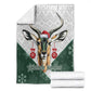 South Africa Springboks Christmas Blanket Bokke Santa - Geseende Kersfees