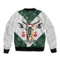 South Africa Springboks Christmas Bomber Jacket Bokke Santa - Geseende Kersfees