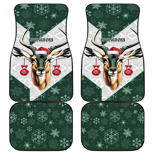 South Africa Springboks Christmas Car Mats Bokke Santa - Geseende Kersfees