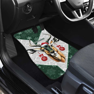 South Africa Springboks Christmas Car Mats Bokke Santa - Geseende Kersfees